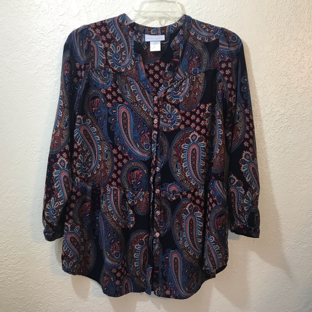 Soft Surroundings button down shirt SZ PXS